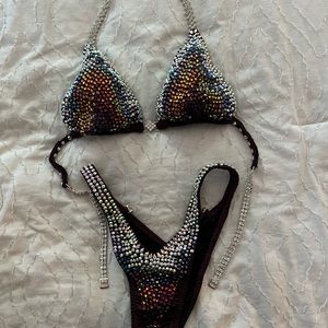 Khcustoms figure/ physique competition suit